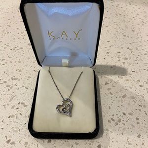 Kay jewelers double heart necklace